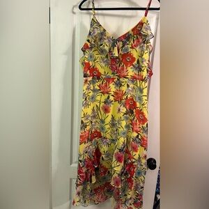 INC International Concepts Yellow Floral Dress